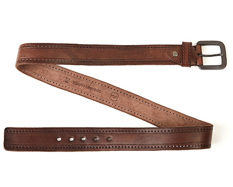 Vintage Leather Waistband Belt for Men - skyjackerz