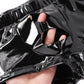 Low Rise Leather Boxer with Openings for Men - skyjackerz