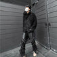 Men's Fashionable Zipped Leather Pants - skyjackerz