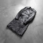 Small Women's Black Leather Coat - skyjackerz