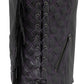 Black / X Small Bandida Women's Motorcycle Fringe Leather Vest - skyjackerz