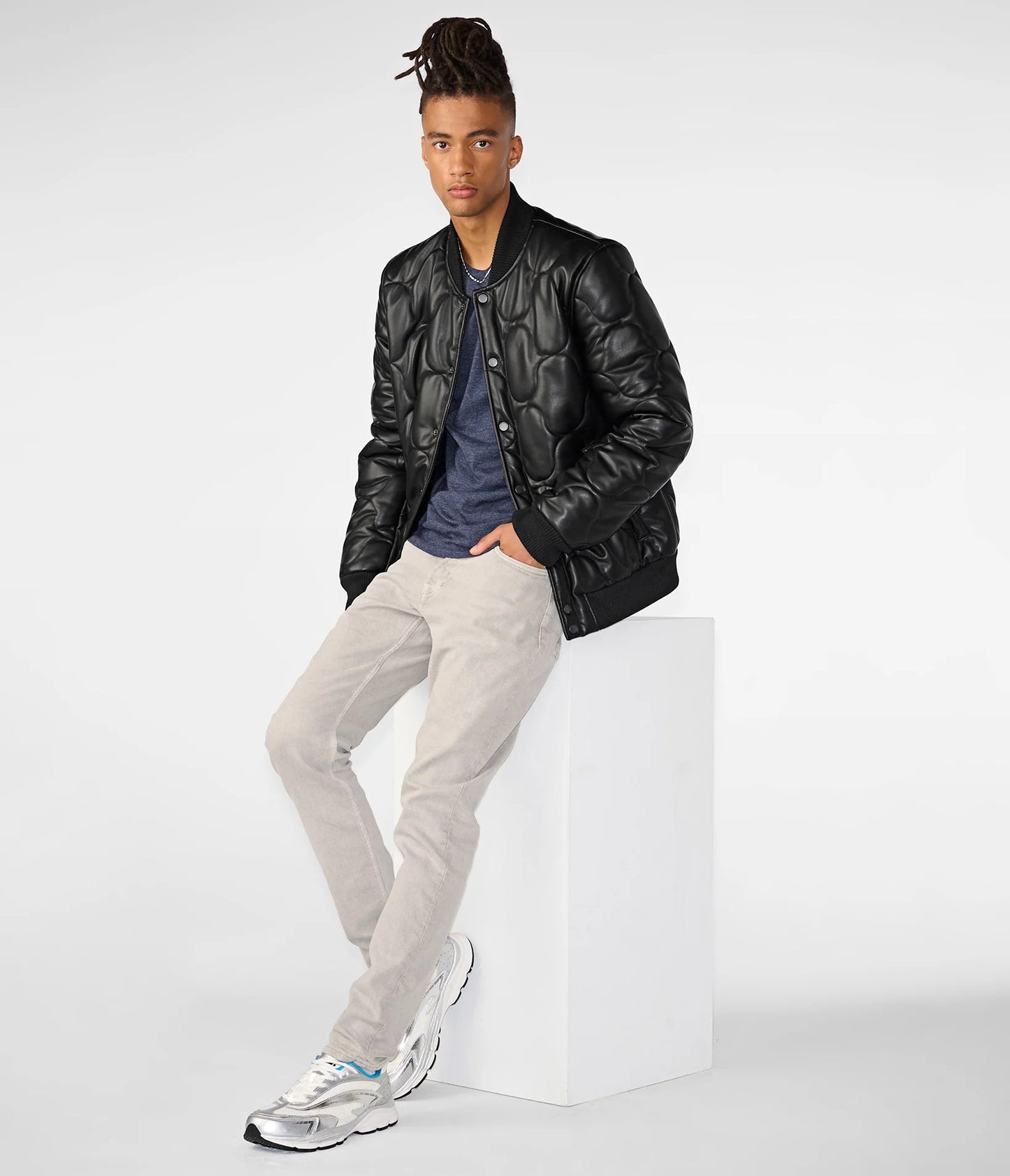 Men's Lightweight Quilted Puffer Bomber