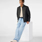 Medium Men's Plain Leather Moto Jacket - skyjackerz
