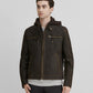 Medium Jason Vintage Hooded Leather Jacket - skyjackerz