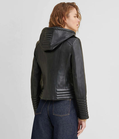 X Small Women's Performance Leather Rider Jacket - skyjackerz