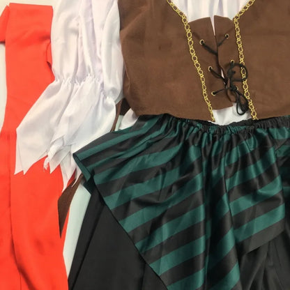 Pirate costume adult Halloween cosplay
