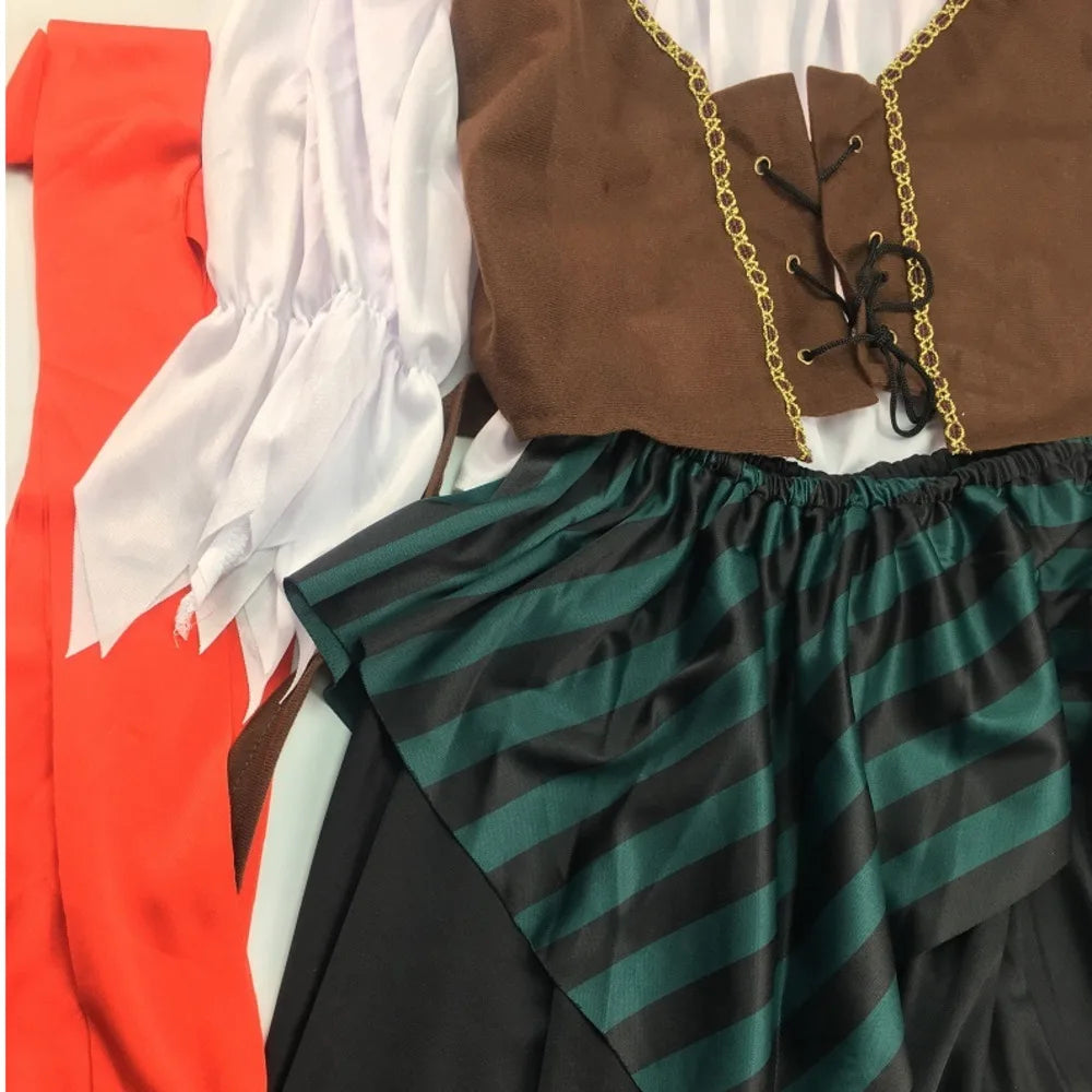Pirate costume adult Halloween cosplay