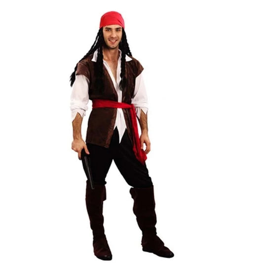 Pirate costume adult Halloween cosplay