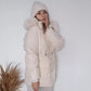 Women Thick Warm Padded Fur Parka