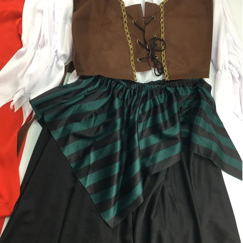 Pirate costume adult Halloween cosplay