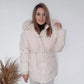 Women Thick Warm Padded Fur Parka