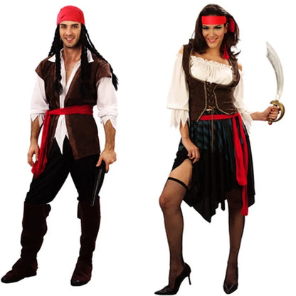 Pirate costume adult Halloween cosplay