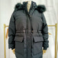 Women Thick Warm Padded Fur Parka