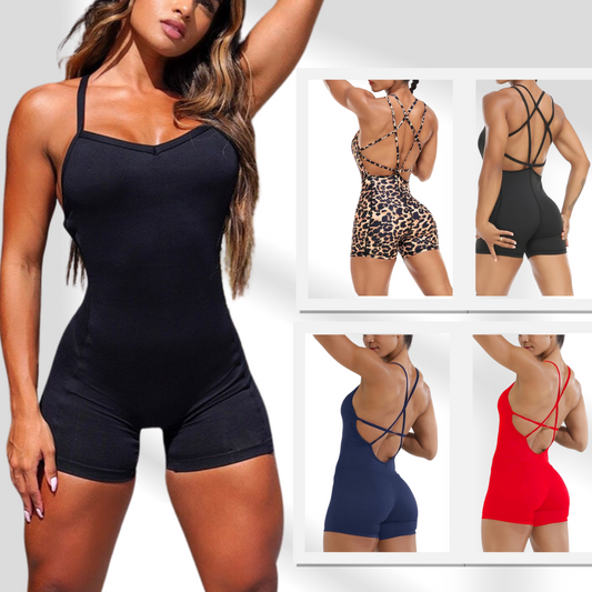 Backless Yoga Bodysuit For Women