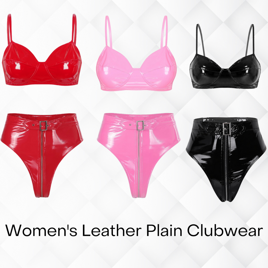Shimmer Faux leather Clubwear