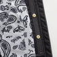 Black - White / X Small Love Lace Women's Motorcycle Leather Vest - skyjackerz