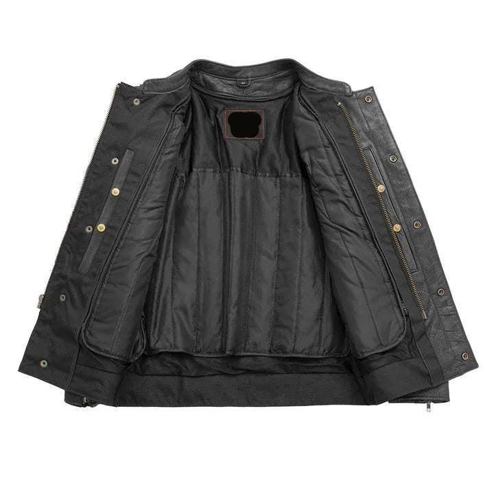 Raider Men's Motorcycle Leather Jacket