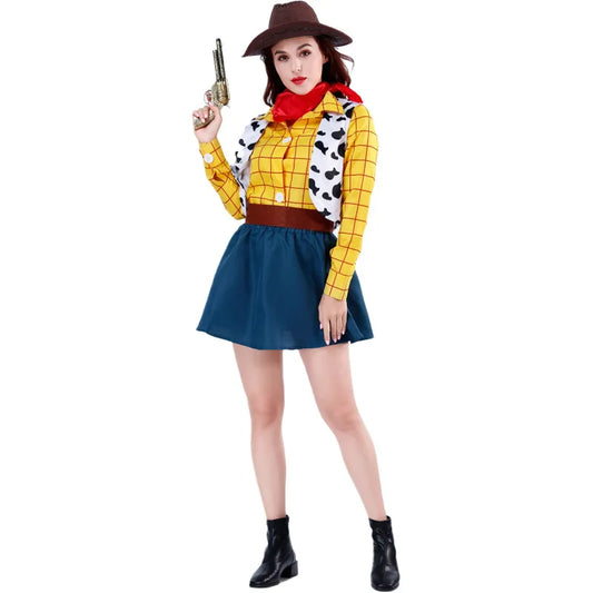 Woody Cowboy Couple Costume Set
