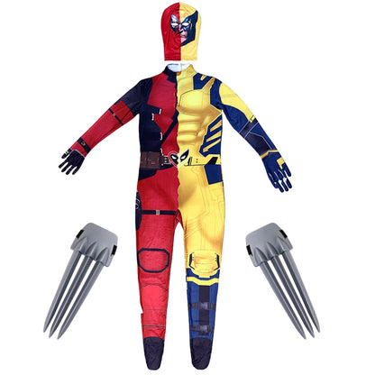 Wolverine Cosplay Bodysuit with Mask and Claws
