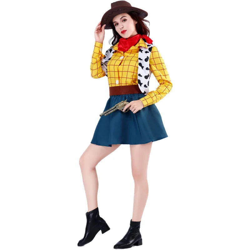 Woody Cowboy Couple Costume Set