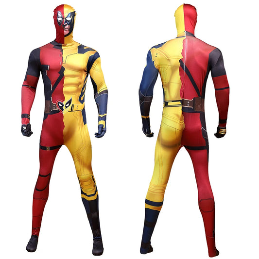 Wolverine Cosplay Bodysuit with Mask and Claws