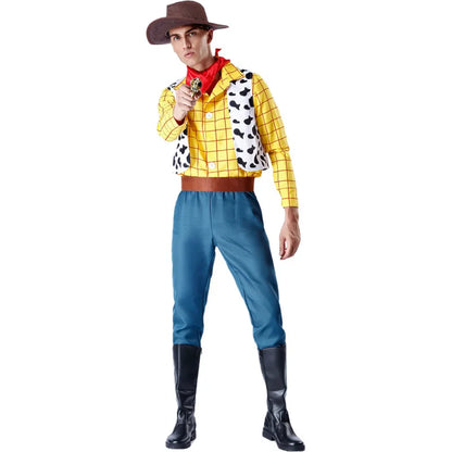 Woody Cowboy Couple Costume Set