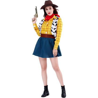 Woody Cowboy Couple Costume Set
