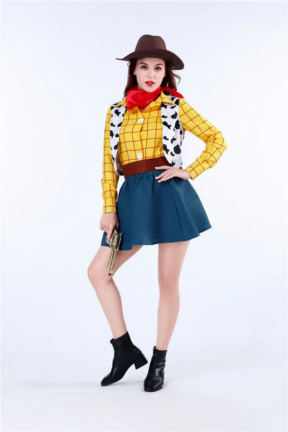 Woody Cowboy Couple Costume Set