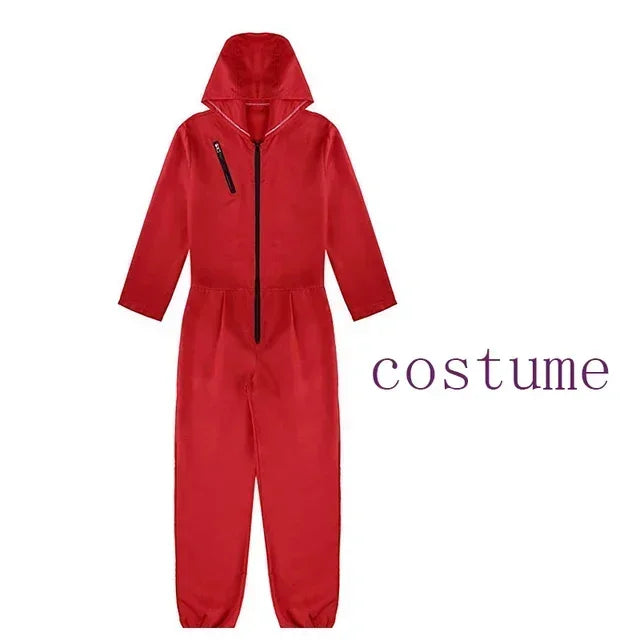 Adult Money Heist Salvador Dali Costume with Mask