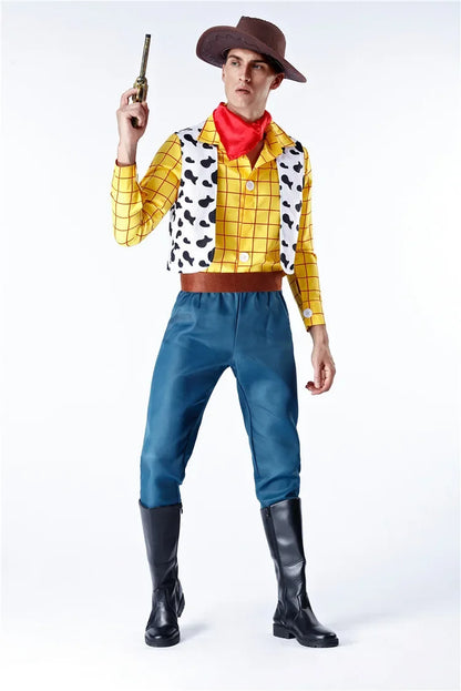 Woody Cowboy Couple Costume Set