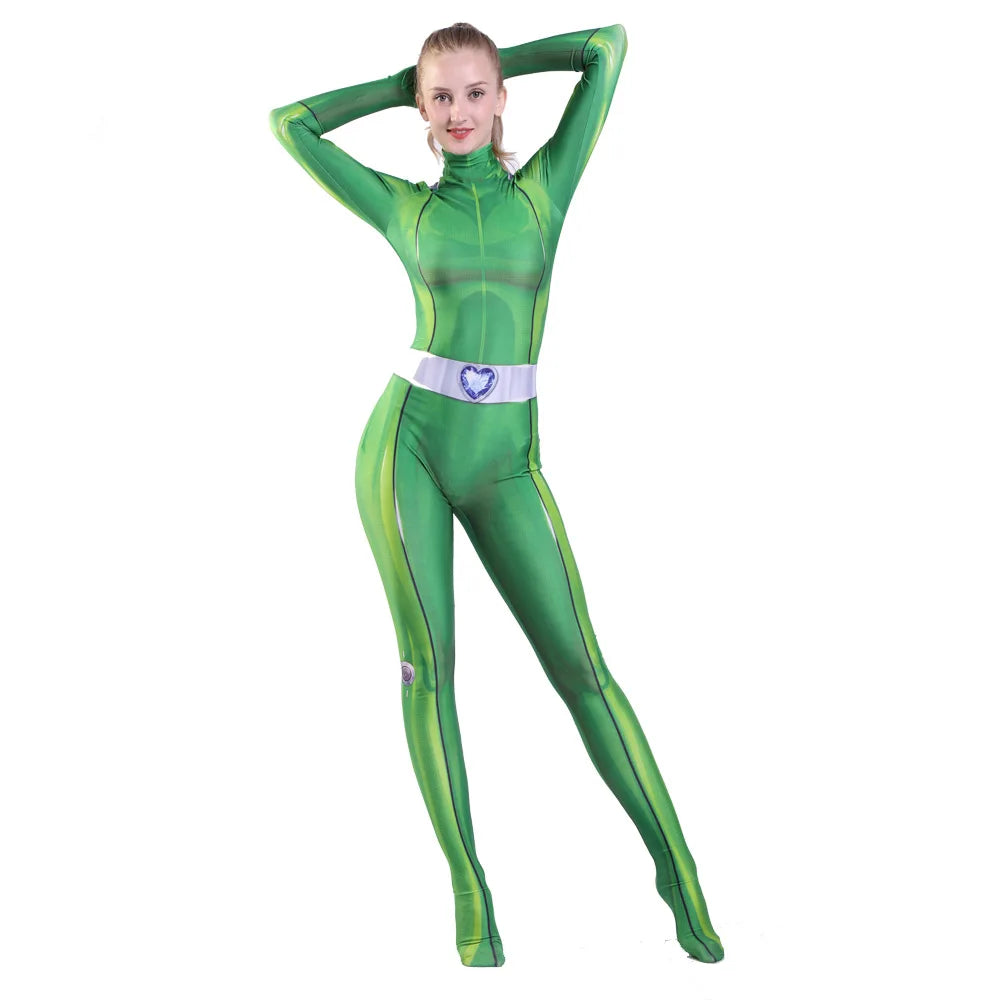 Totally Spies cosplay costume bodysuit