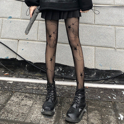 Star Women's Mesh Pantyhose Collection - skyjackerz