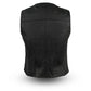 Black / X Small Sweet Sienna - Women's Motorcycle Leather Vest - skyjackerz