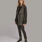 X Small Women Studded Moto Jacket - skyjackerz