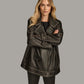 X Small Women Studded Moto Jacket - skyjackerz