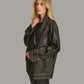 X Small Women Studded Moto Jacket - skyjackerz