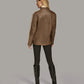 X Small Women's Block Racer Leather Jacket - skyjackerz