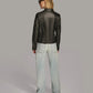 X Small Women's Scuba Style Leather Jacket - skyjackerz