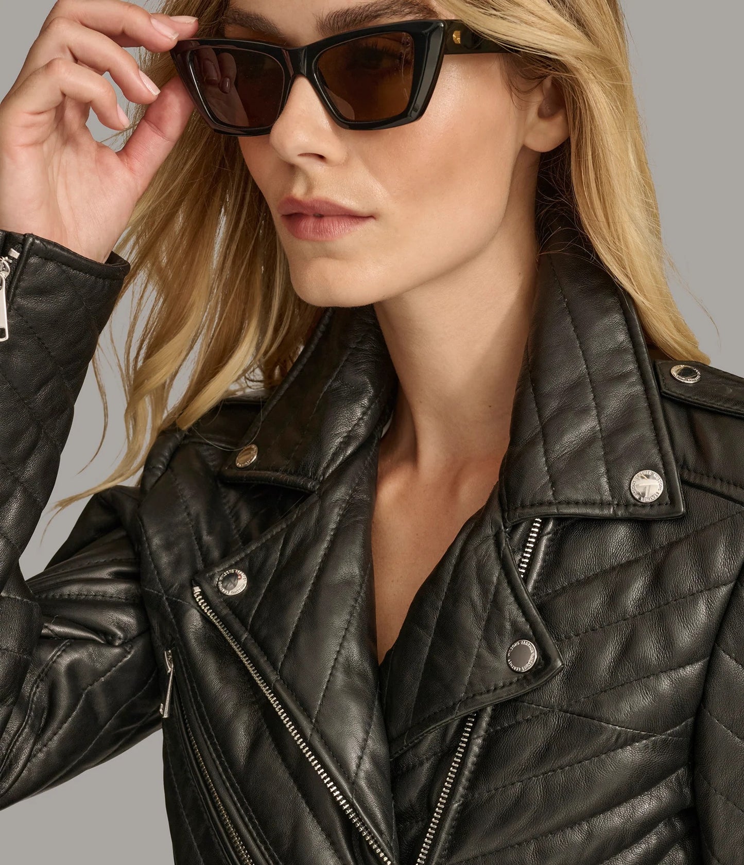 Women Quilted Moto Jacket