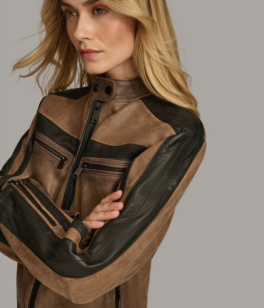 Women's Designer Vintage Racer Jacket