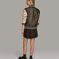 X Small Women's Varsity Style Casual Leather Jacket - skyjackerz