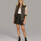 X Small Women's Varsity Style Casual Leather Jacket - skyjackerz