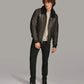 Medium Men's Ace Bomber Leather Jacket - skyjackerz