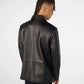 Medium Men's Classic Two-Button Leather Blazer - skyjackerz