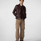 Medium Men’s Leather Trucker Jacket - skyjackerz