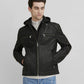 Medium Jason Vintage Hooded Leather Jacket - skyjackerz