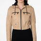 X Small Cropped Hooded Bomber Jacket for Women - skyjackerz
