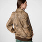 X Small Women's Retro Style Leather Jacket - skyjackerz