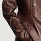 Small Women's Stylish Studded Trench Coat - skyjackerz