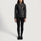 X Small Women Orient Quilted Biker Jacket - skyjackerz